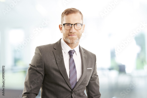 Middle aged businessman portrait