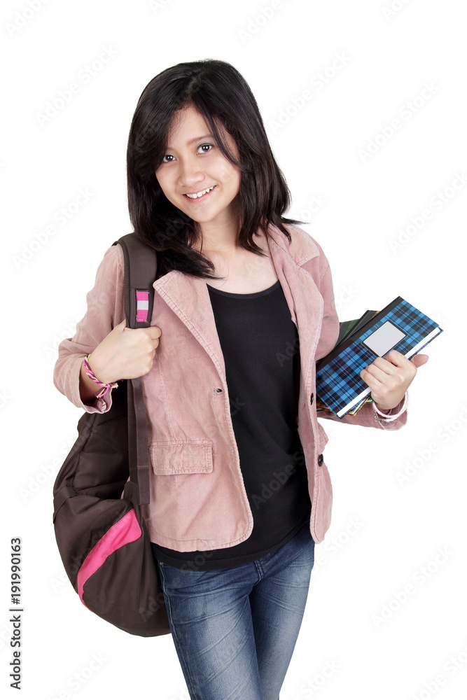 Middle school female student portrait Middle school female student portrait