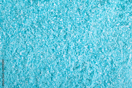 Blue sea salt crystals, spa salt, crystal salt texture
