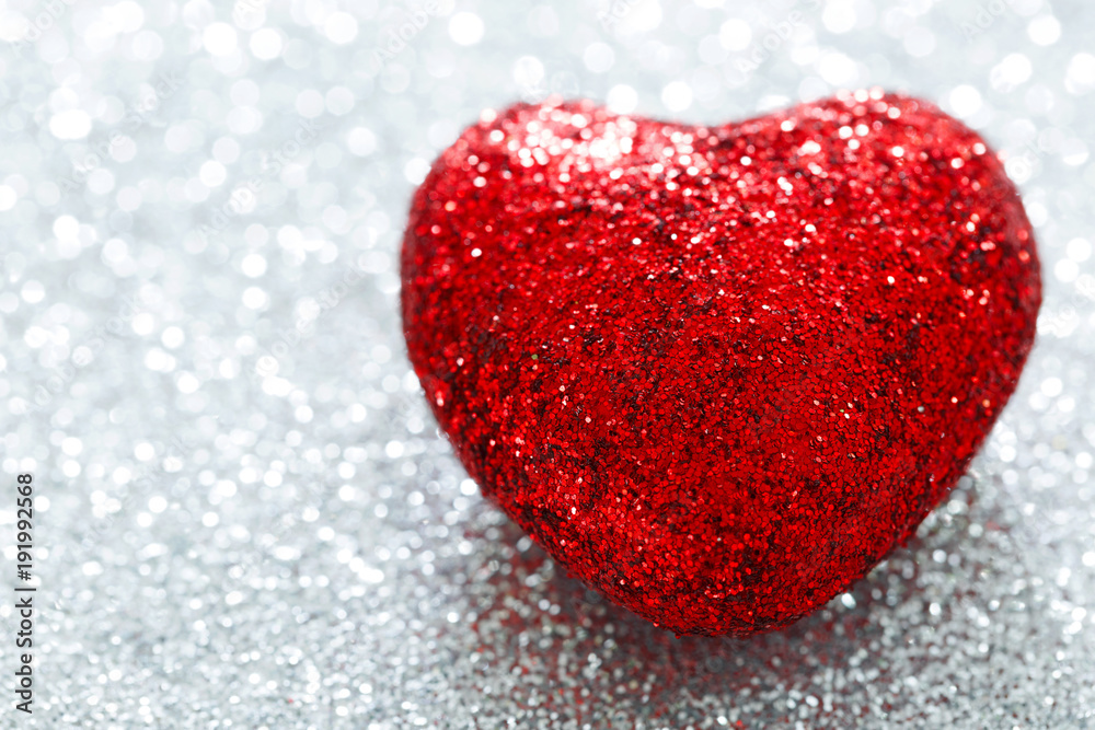 Brilliant red heart on a white bright background. Macro. Valentine's Day. Postcard. 14 February. Space for text Brilliant red heart on a white bright background. Macro. Valentine's Day. Postcard. 14 February. Space for text