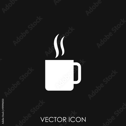 Coffee cup vector icon