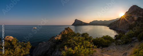 Beauty nature sea landscape Crimea