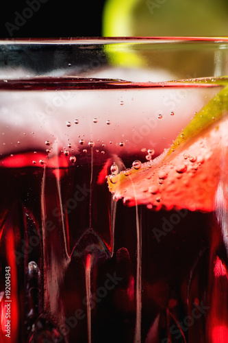 limonka, ice, black texture, 