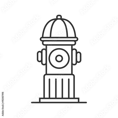 Hydrant linear icon