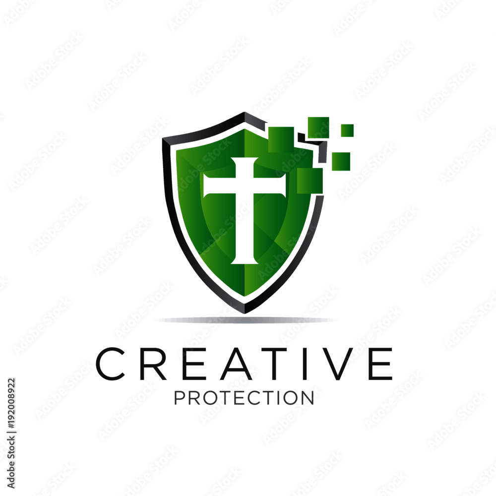 cross shield logo cross shield logo