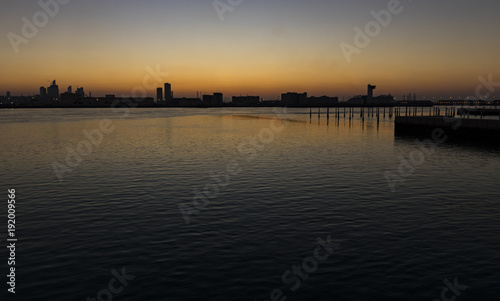 Abu Dhabi at sunset time © nw7.eu