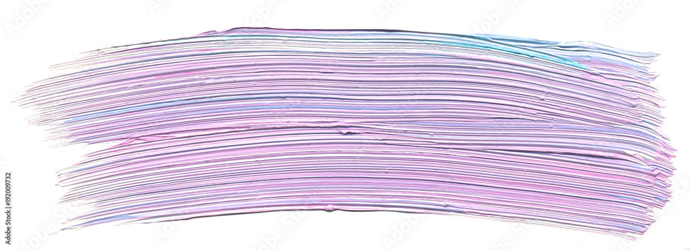 Paint brush strokes isolated on white background. Highly detailed .