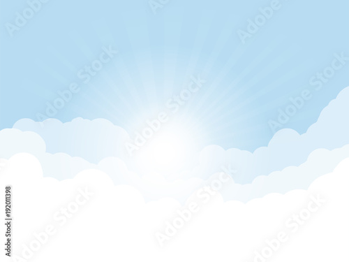Photography Blue sky, and high clouds