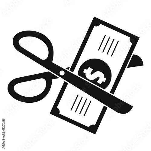 Money for tax icon. Simple illustration of money for tax vector icon for web