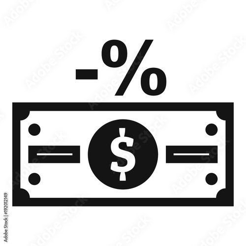 Pay tax icon. Simple illustration of pay tax vector icon for web