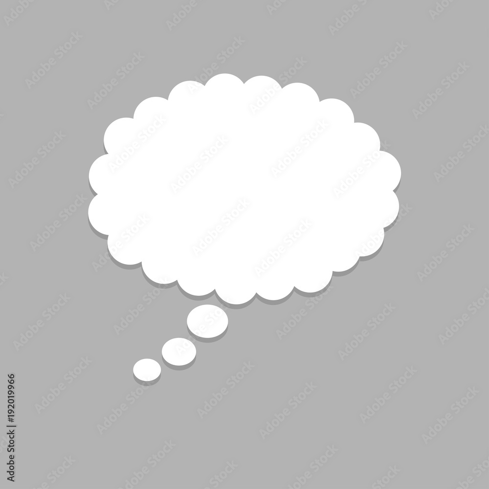 Vector of stickers of speech bubbles. Blank empty white speech bubbles Vector of stickers of speech bubbles. Blank empty white speech bubbles
