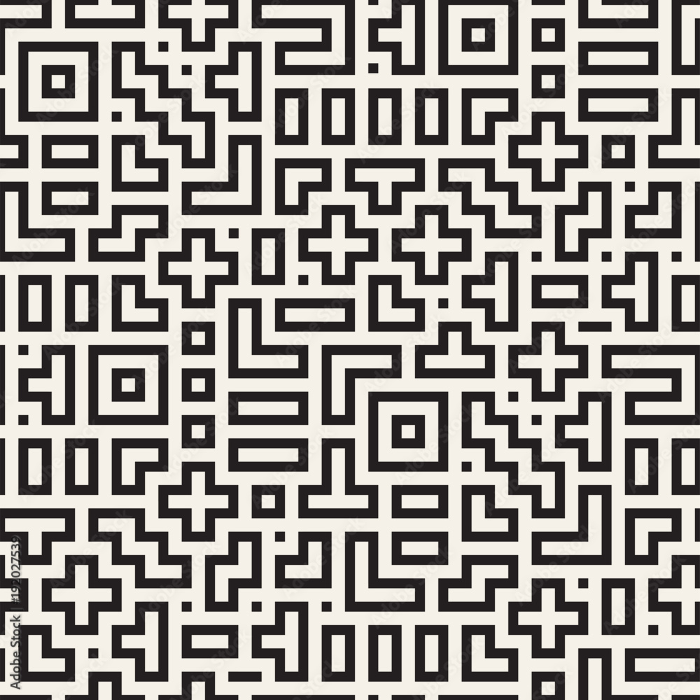 Seamless vector chaotic pattern. Randomly scattered geometric shapes. Abstract background Seamless vector chaotic pattern. Randomly scattered geometric shapes. Abstract background