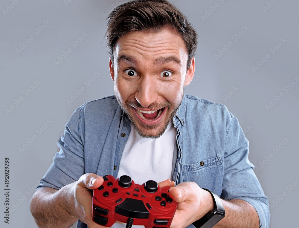 Playing Video Games Stock Photo - Download Image Now - Humor