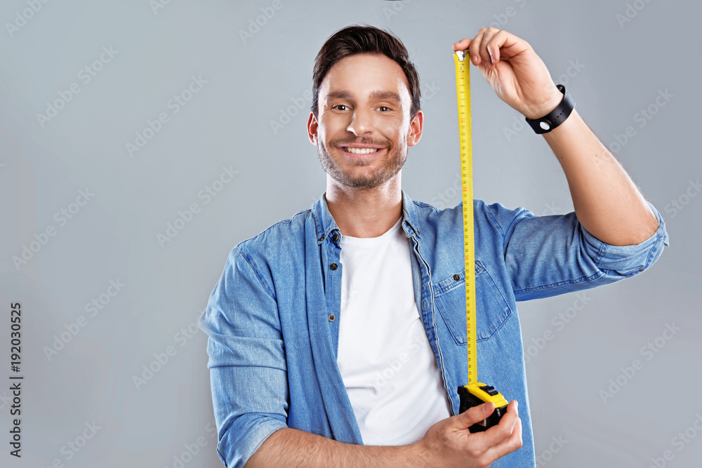 16,500+ Man With Measuring Tape Stock Photos, Pictures & Royalty