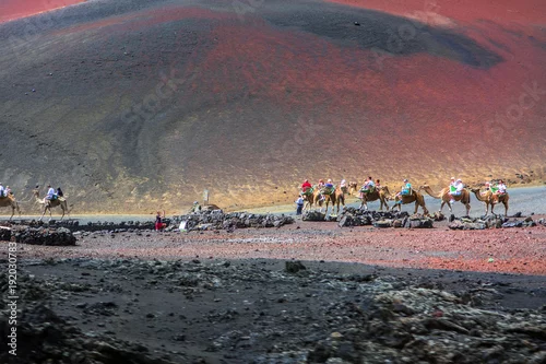 Fototapeta samoprzylepna Park Narodowy Timanfaya, Lanzarote