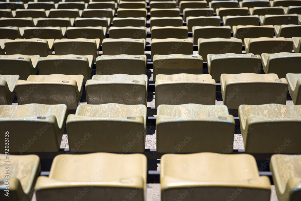Naklejka premium Stadium seats