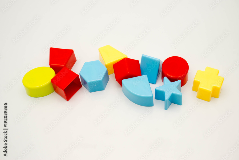 Obraz premium shape sorting ball on white background