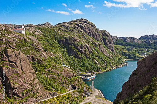 Jossing fjord in Rogaland, Norway