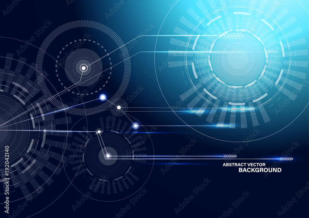 Obraz premium Abstract technology background. 