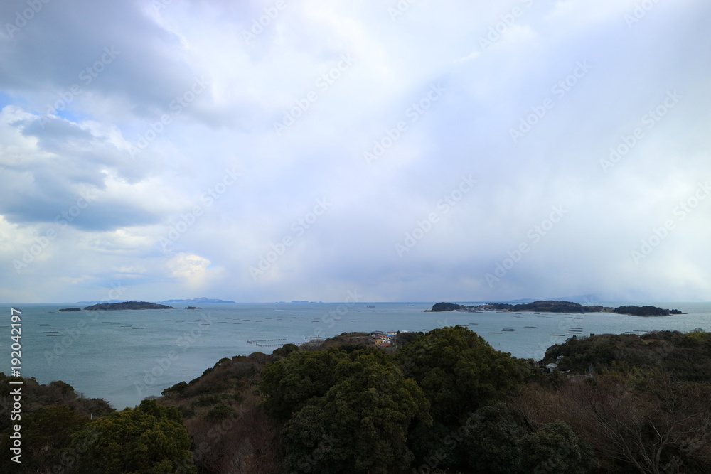 Seto inland sea in Hinase, Japan Seto inland sea in Hinase, Japan