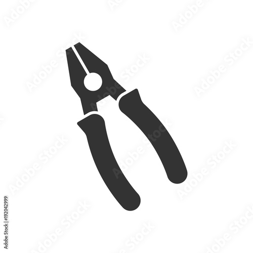 Pliers black icon
