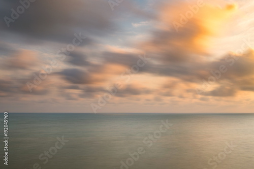 Sea and sky background,Long exposure