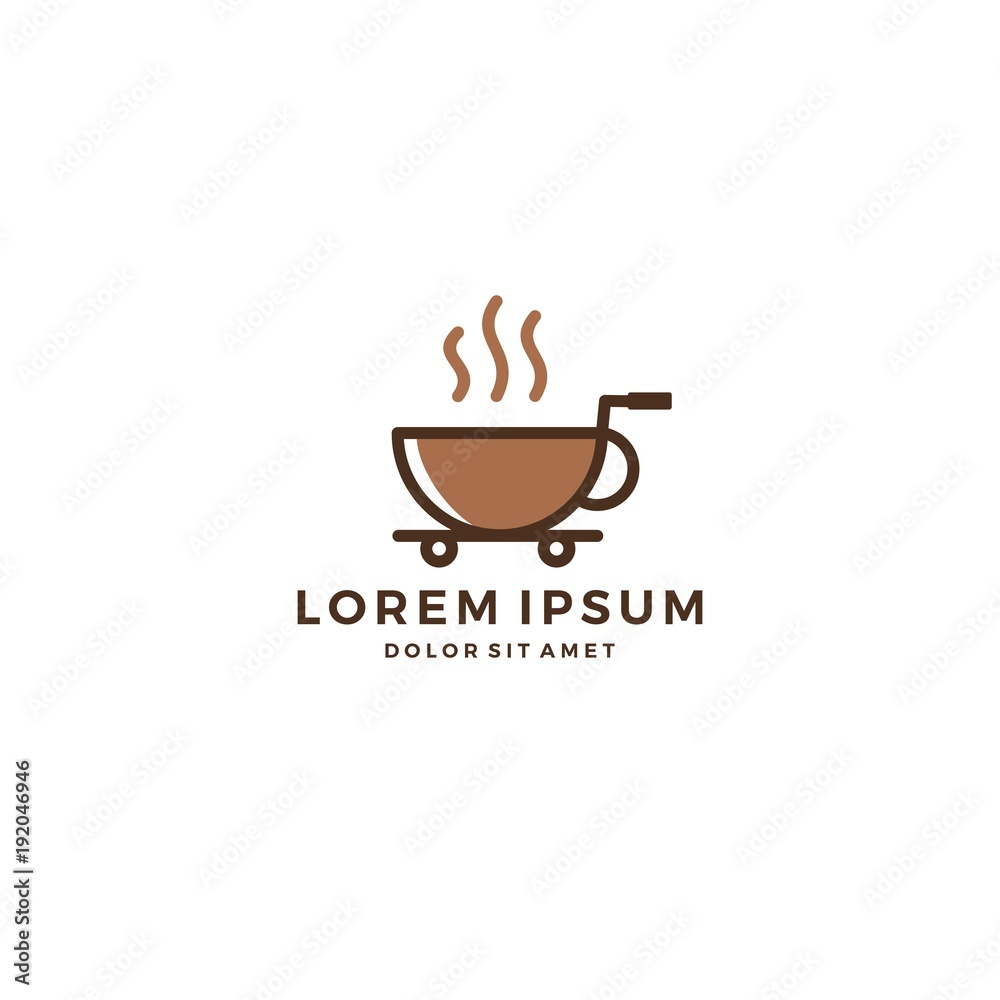 coffee shop store retail mug logo vector download coffee shop store retail mug logo vector download
