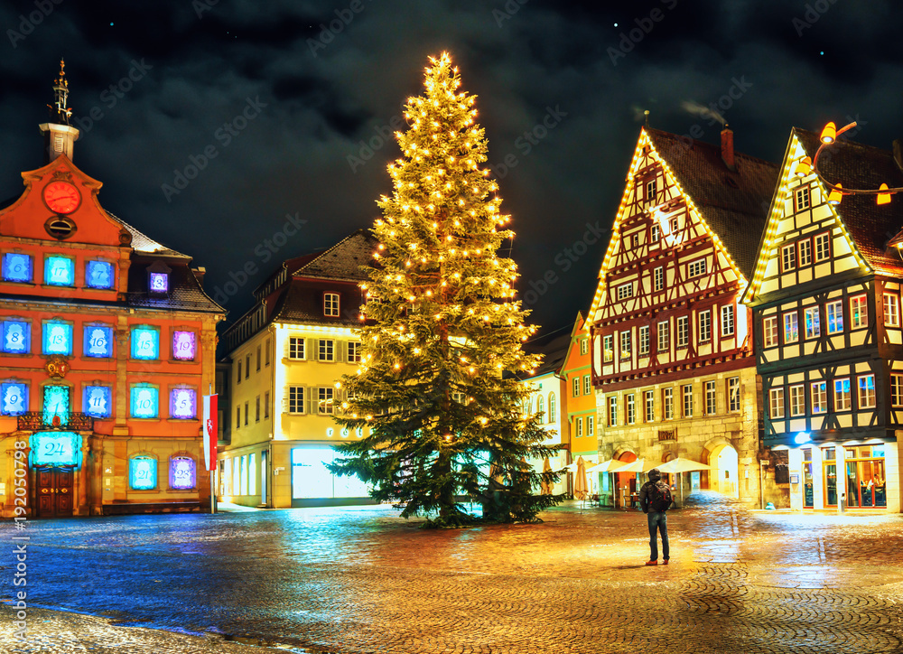 Christmas. Christmas tree. Germany