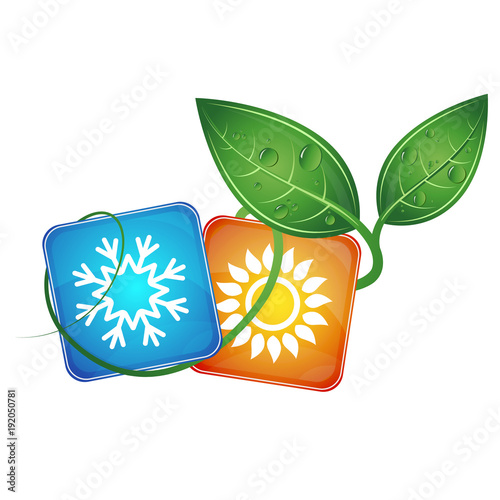 Air conditioning Bio symbol