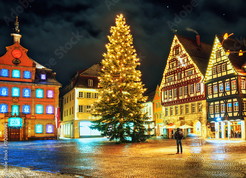 Fototapeta Naklejka Na Ścianę i Meble -  Christmas. Christmas tree. Germany