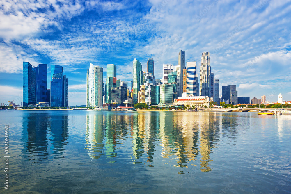 Amazing Singapore skyline,Singapore