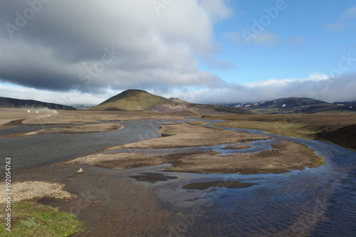 Islandia - rzeki i rozlewiska w Interiorze