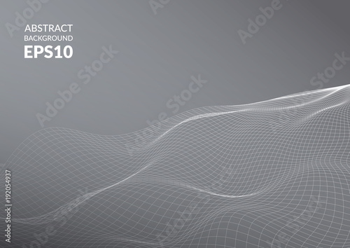 Abstract background with wa...