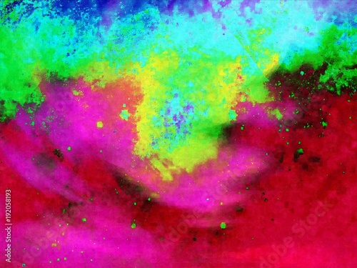 Konstfotografi Pixelated Infrared Ultraviolet Gamma Wallpaper