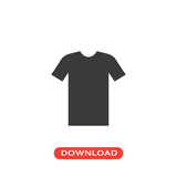 Simple t-shirt icon