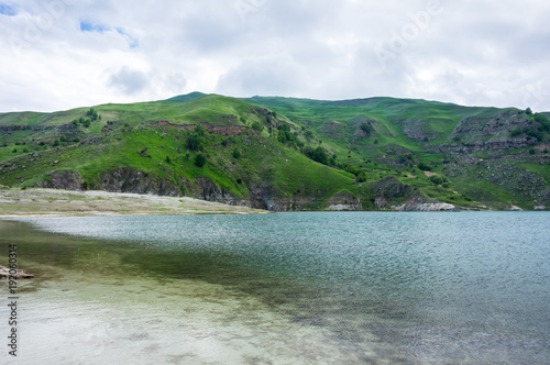 Bylym lake in the Caucasus mountains in Russia
