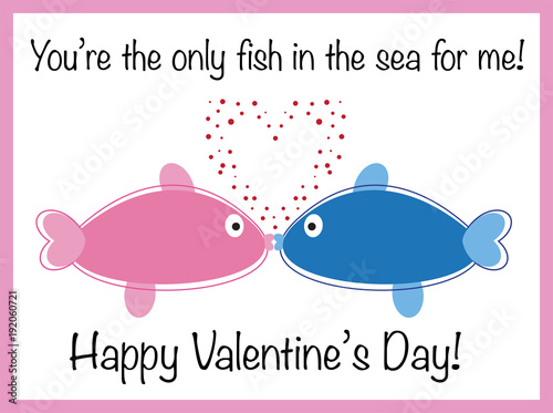 Happy Valentines Day Fish