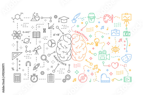 Analytics and creativity.