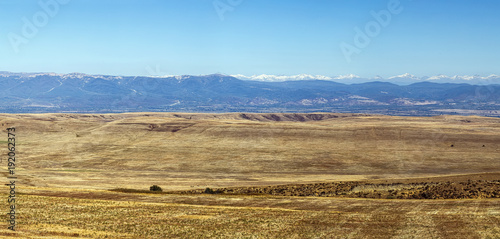 Landscape in desert Gareja  Georgia