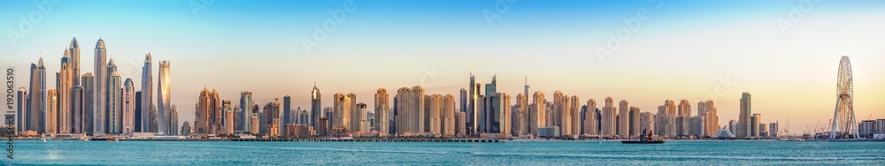 Jumeirah Beach Resort Panorama, JBR & Marina, Dubai, Emirates, Jan.2018