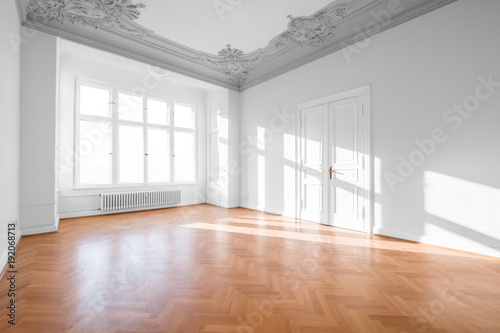 Empty apartment room -  real estate interior