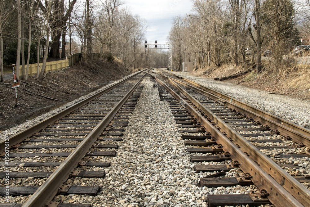 Fototapeta premium Down the Track