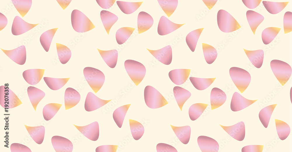 Rose flower petal seamless pattern. Rose flower petal seamless pattern.