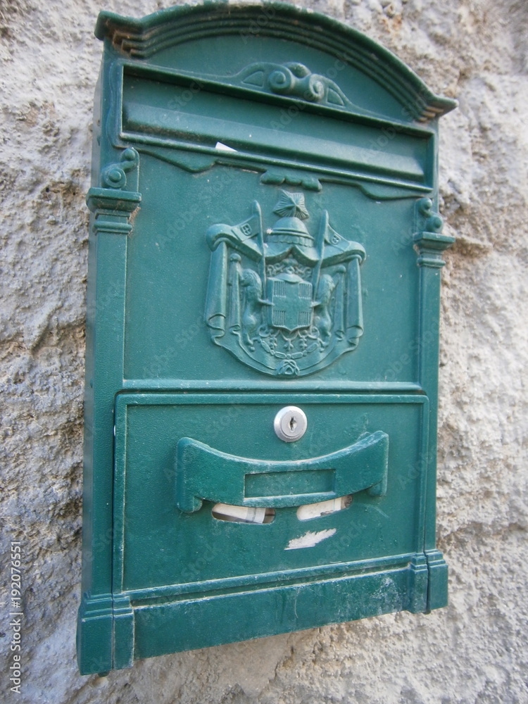 European Letter Box Green