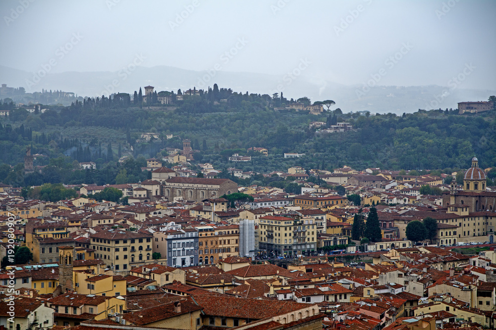 Florenz aus der Vogelperspektive