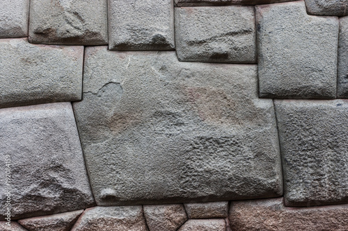 The twelve sided stone, Cusco, Peru photo