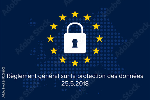 General data protection regulation (GDPR) in french language