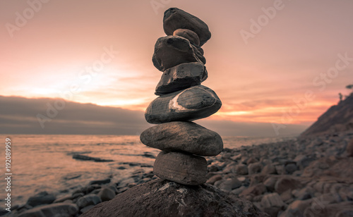 The art of balancing stones