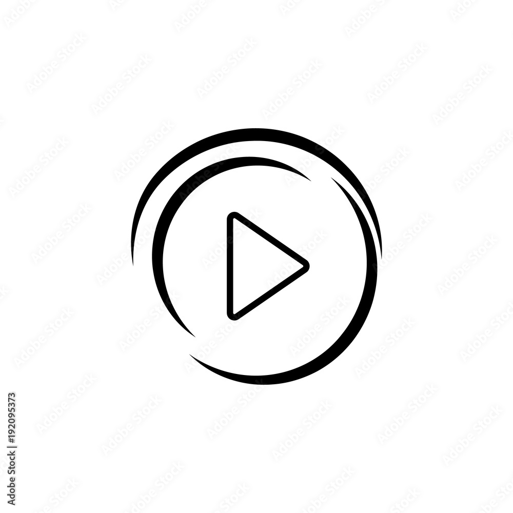 video player logo icon. Element of video player for mobile concept and web apps. Thin line icon for website design and development, app development. Premium icon video player logo icon. Element of video player for mobile concept and web apps. Thin line icon for website design and development, app development. Premium icon