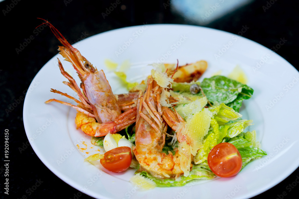 Caesar salad with shrimp Caesar salad with shrimp